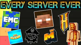 The COMPLETE Minecraft Server Tier List