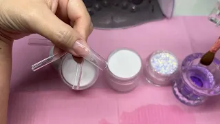 Acrylic Nails Tutorial | Encapsulate Glitter | Gel Nail Art