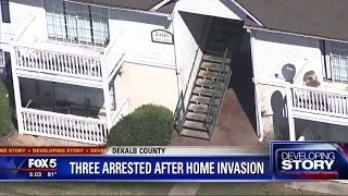 3 arrested after home invasion