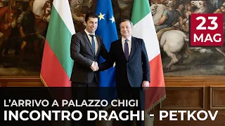 Il Presidente Draghi riceve il Primo Ministro della Repubblica di Bulgaria