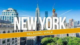 Relaxing Day Walk in NEW YORK CITY 🗽 MIDTOWN MANHATTAN Tour NYC