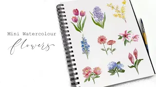 Mini Watercolour Flowers: LIVE!