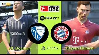 FIFA 22 | PS5 | VfL Bochum vs Bayern Munich | Bundesliga 21 AUG 2022 | Realistic Graphics 4KUHD