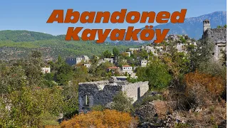 Hiking through abandoned Kayaköy village