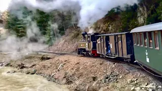 Narrow Gauge Railway - Steam Train in Romania | Scenic Journey in 4K HDR