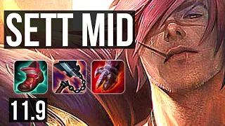 SETT vs KATARINA (MID) | 9/1/15, Legendary, 500+ games | BR Master | v11.9