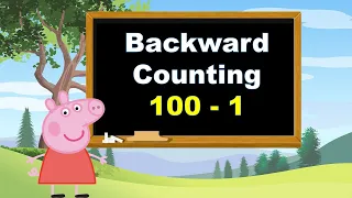 Backward Counting 100 to 1 with spelling, Reverse Counting 100 to 1, Backward Counting,Back Counting