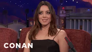 Aubrey Plaza Is More Famous Than Joe Biden | CONAN on TBS