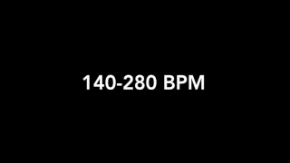 140-280 BPM Accelerating Metronome