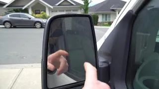 HOW TO REPLACE SIDE MIRROR INSERTS FORD TRANSIT