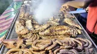 Huge Brazilian Grill. Sausages, Ribs, Burgers, Chicken and More. Seen in Italy
