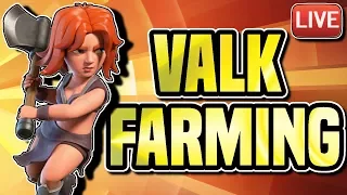 LIVESTREAM | FARMING WITH VALKYRIES | TH10 FARMING STRATS | Clash of Clans