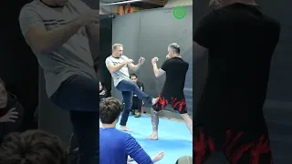 Georges St-Pierre coaching Low Kicks for MMA