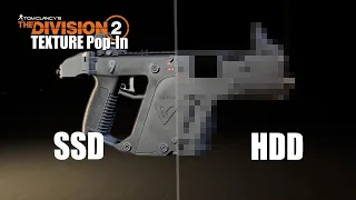 PS4 The Division 2 Texture Pop-In SSD vs HDD Comparison