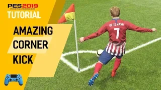 PES2019 Tutorial - Amazing Corner Kick Setup and Goals