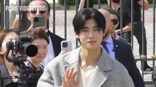 EUNWOO so nice with French fans when he leaves show Dior @ Paris Fashion Week 23.june 2023