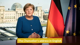 Die Ansprache der Kanzlerin auf Englisch – The Chancellor’s address in English