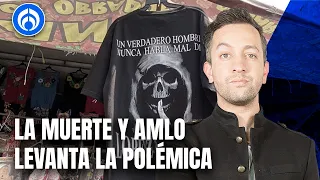 Playera de la Santa Muerte y AMLO encienden las redes sociales