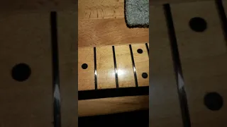 Enough fret height to repair a warped neck?  YES! part 3