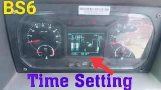 Tata Heavy Commercial Vehicle Cluster Time Setting BS6 || BS6 TATA METERPLATE  DETAILS