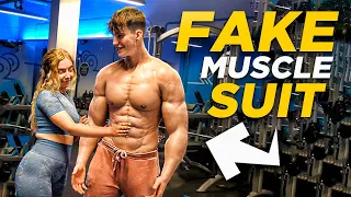 Fake Muscle Suit Prank