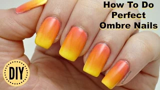 How To Do Perfect Ombre Nail Art Design! ओंब्रे नेल आर्ट कैसे बनायें IndianNailArt