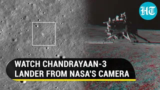 NASA Releases Picture Of Chandrayaan-3 Vikram Lander On The Moon's Surface | Watch