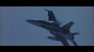 Behind Enemy Lines Missile Chase Scene with Top Gun Music (Danger Zone)