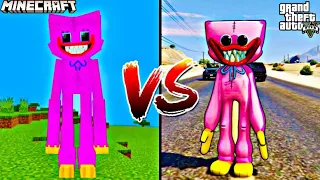 Minecraft Kissy Missy FNF vs GTA 5 Kissy Missy FNF - Who is best?