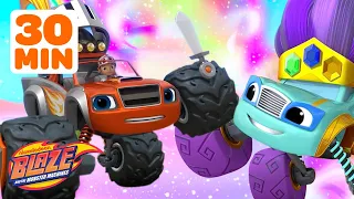 Blaze's MAGICAL Missions and Rescues! 🪄 w/ AJ | 30 Minutes | Blaze and the Monster Machines