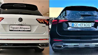 New Mercedes GLC 2023 vs New Volkswagen Tiguan ALLSPACE 2023 -  Comparison by Supergimm