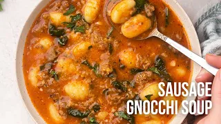 Sausage Gnocchi Soup l The Recipe Rebel