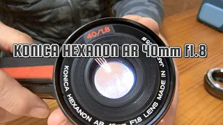 Remove mold from KONICA HEXANON AR 40mm f1.8