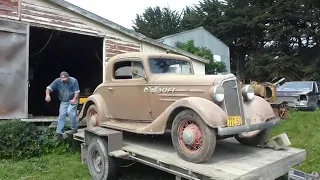 ABANDONED Barn Find: 1934 CHEVROLET COUPE first wash in 50 Years |  Satisfying Restoration