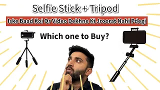 Unboxing Selfie Tripod Stick  | Selfie Stick Under 1000 | Which one to Buy🤔? #unboxing #review