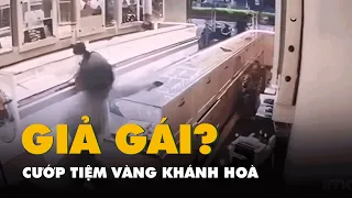 Công an xác định hai nghi can cướp tiệm vàng ở Cam Ranh là nam giới, đội tóc giả