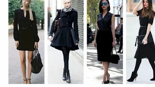 С чем носить черный комбинезон и юбку с аппликациями три образа для первых осенних выходных