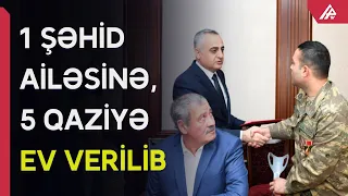 Naxçıvanda şəhid ailələri və qazilərə ev və maşın verilib - APA TV