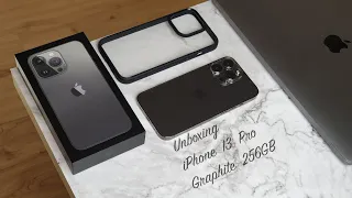 🍎📱Unboxing iPhone 13 Pro Graphite 256GB + Accessories