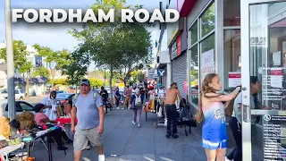 The Bronx's Largest Shopping District : Walking Fordham Road in September 2022