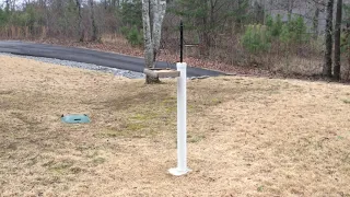 Simple & cheap DIY raccoon & squirrel proof bird feeder (read the description for more detail)