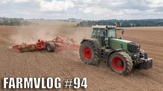 FARMVlog #94 - Noční příprava půdy před setí ozimů | Savka mi vzal GoPro |  traktor FENDT 926 🚜