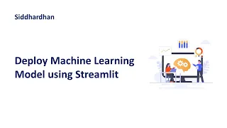 Deploy Machine Learning Model using Streamlit in Python | ML model Deployment