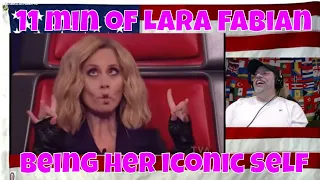 11 min of Lara Fabian being her iconic self - REACTION - She is GREAT