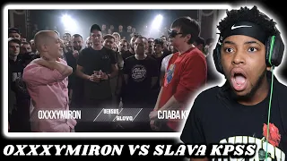 FIRST TIME REACTING TO VERSUS X #SLOVOSPB: Oxxxymiron VS Слава КПСС || HE FINALLY FOUND HIS MATCH 😱😱