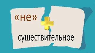 Правописание "НЕ" с существительными. Видеоурок. Русский язык