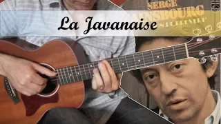 la javanaise - Serge Gainsbourg - Guitare Cover