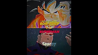 Goku Vs Superman (Mini Breakdown)