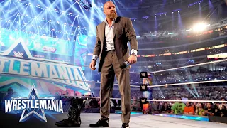 Triple H leaves his boots in the ring: WrestleMania 38 (WWE Network Exclusive)