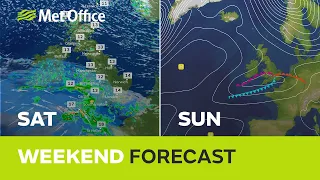 Weekend weather – Rain in the south, brighter in the north